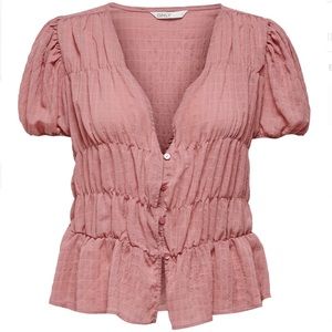 ONLY - Felisa Blouse - Dusty Rose - Size M